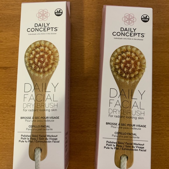 Other - Two Daily Concepts Daily Facial Dry Brushes
